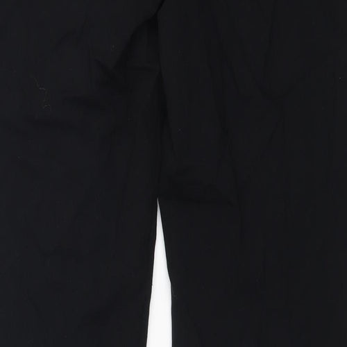 m&s Womens Black   Dress Pants Trousers Size 8 L30 in