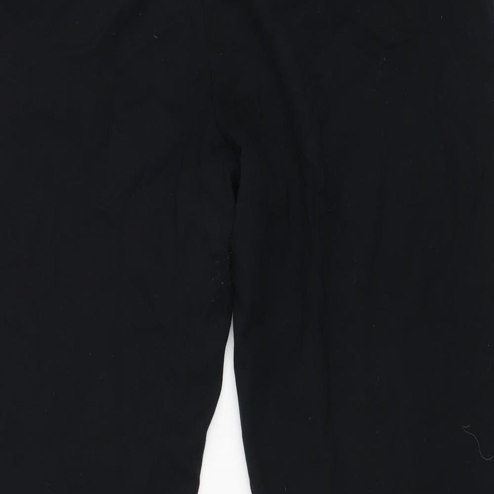m&s Womens Black   Dress Pants Trousers Size 14 L25 in