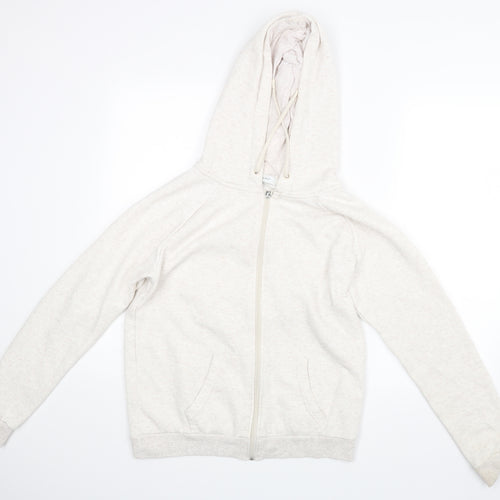 Primasrk Womens Beige   Pullover Hoodie Size 10