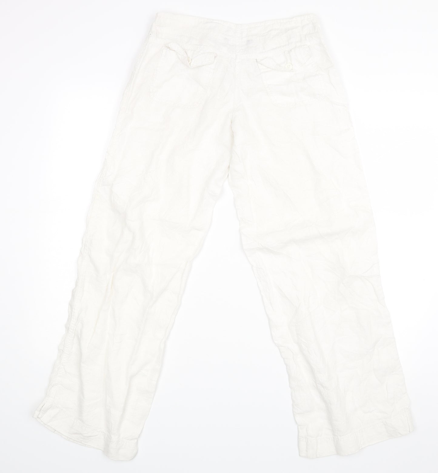 Atmosphere Womens White   Trousers  Size 8 L28 in