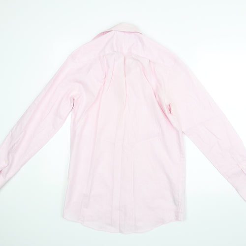 M&S Mens Pink    Dress Shirt Size 14