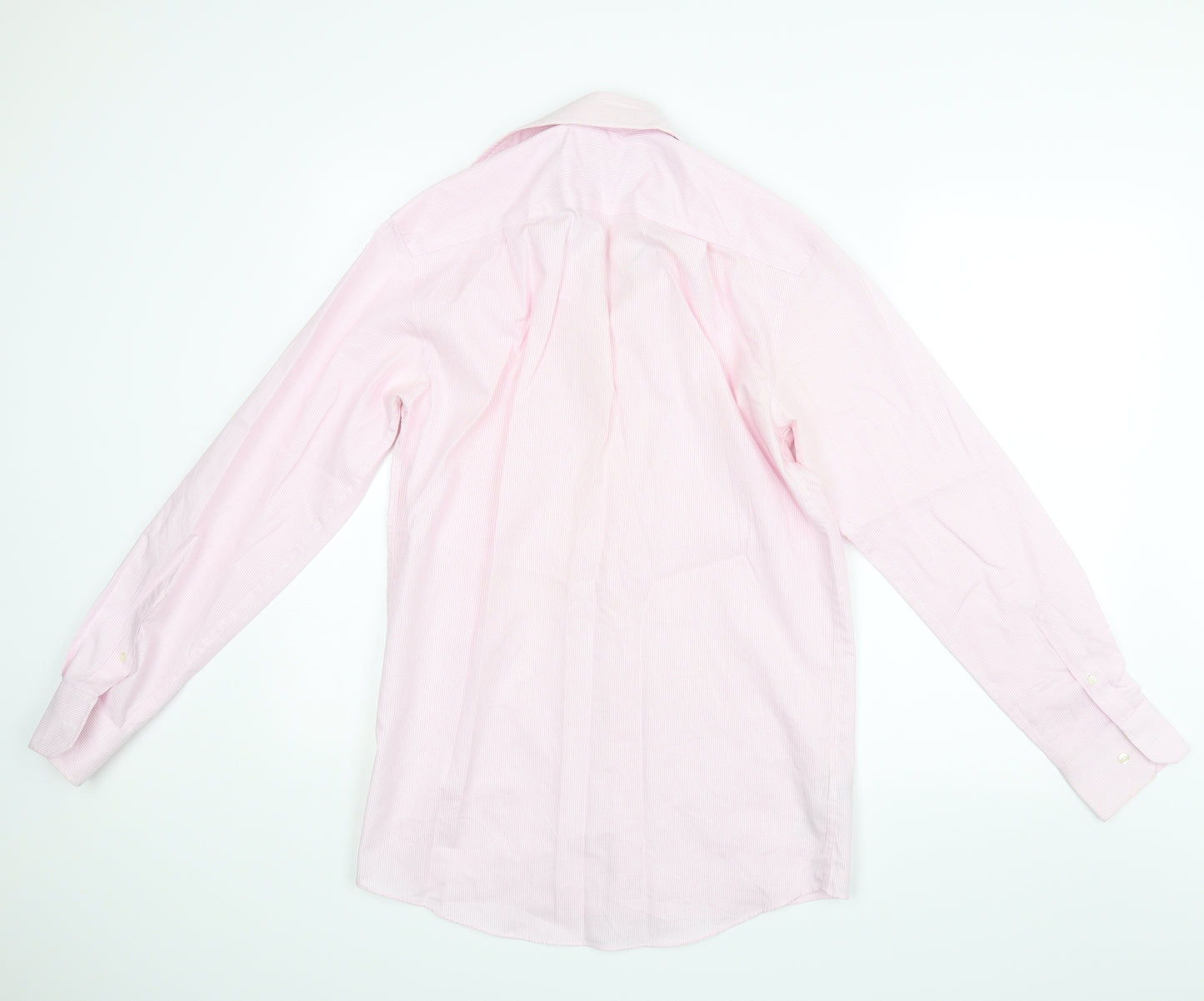 M&S Mens Pink    Dress Shirt Size 14