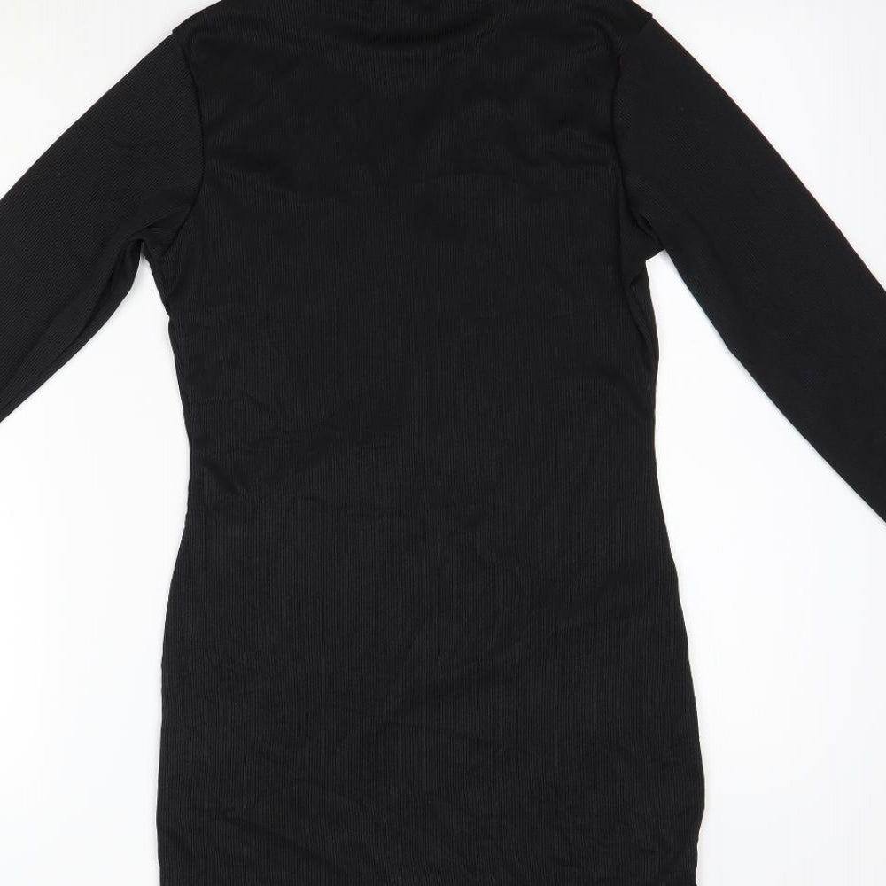 PRETTYLITTLETHING Womens Black   Pencil Dress  Size 12