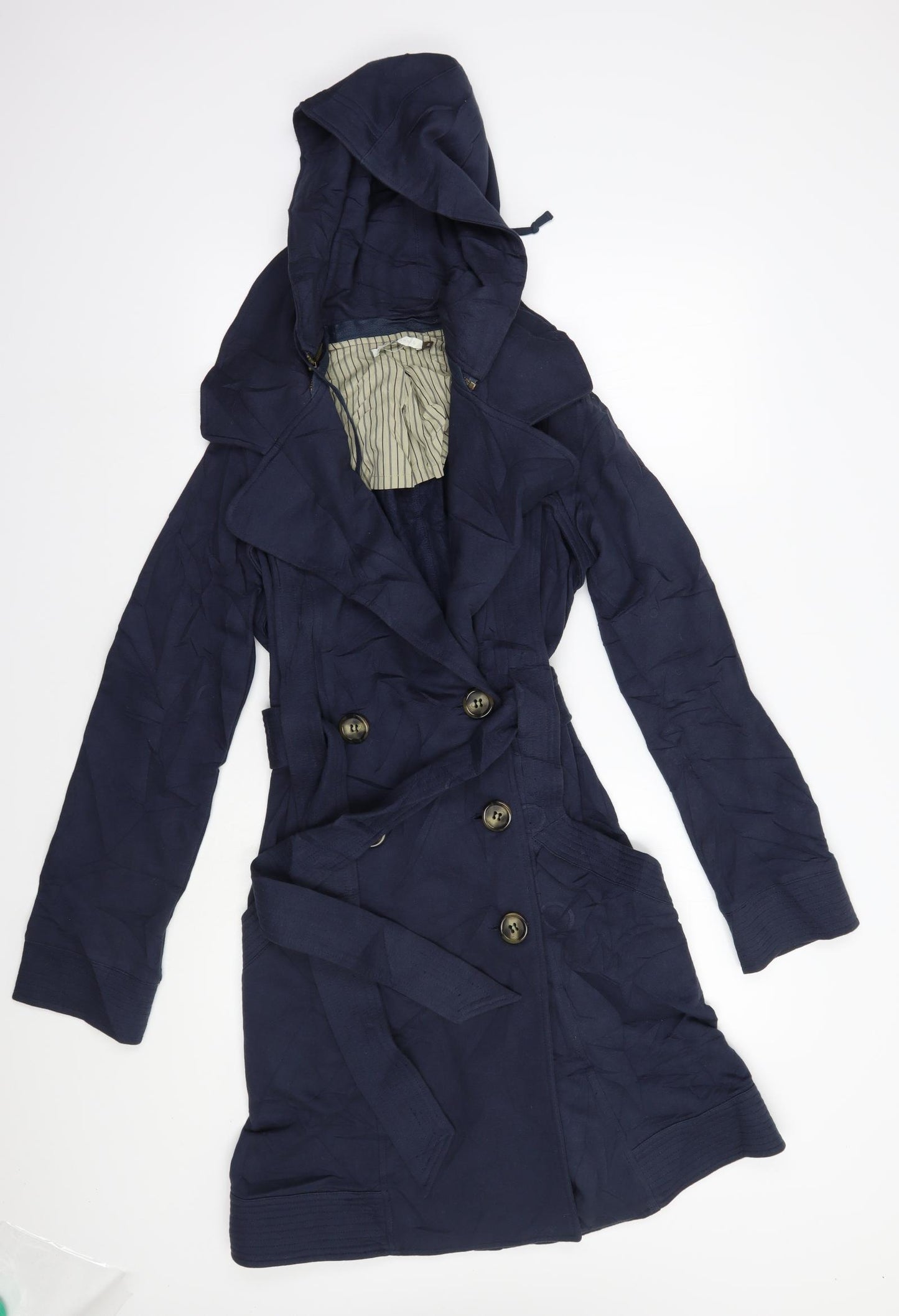 Mike & Chris Womens Blue   Overcoat Coat Size S