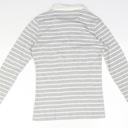 First avenue Womens Grey Striped  Pullover Jumper Size S