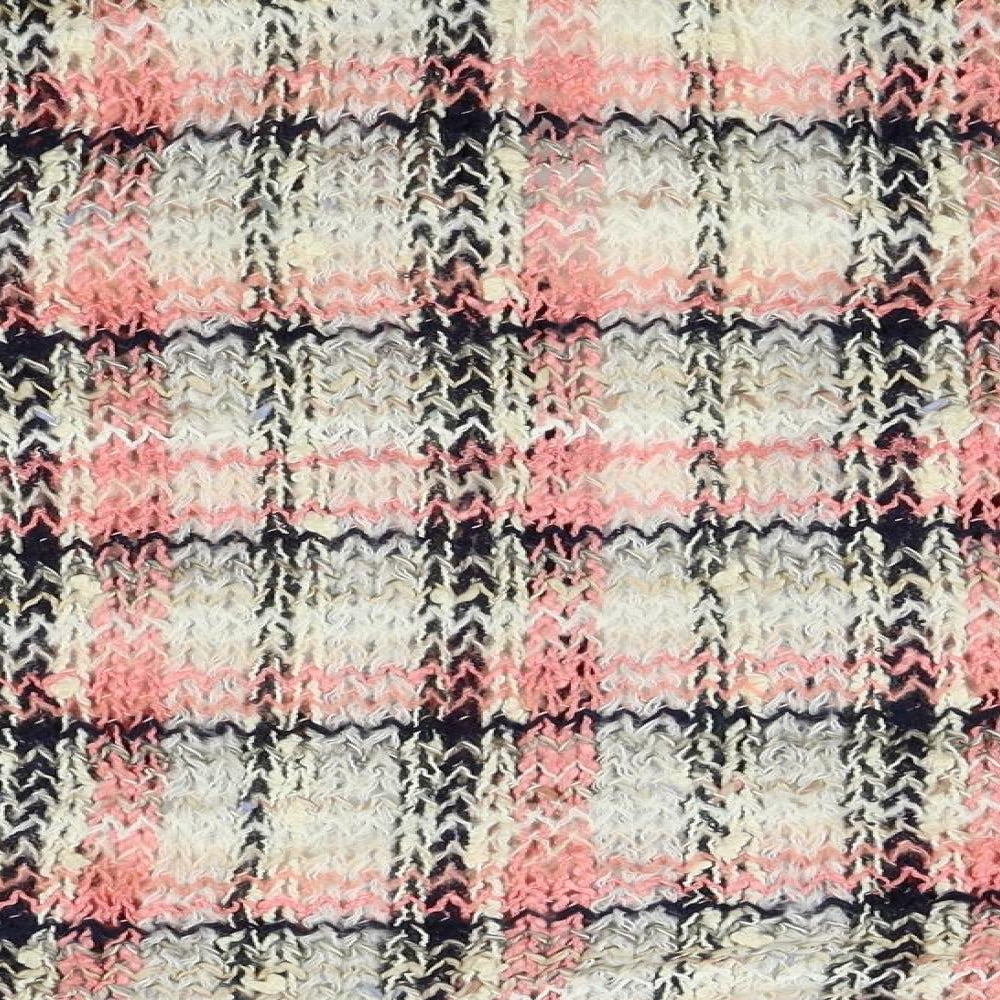 Lady be good Womens Pink Plaid  Cardigan Jumper Size 12