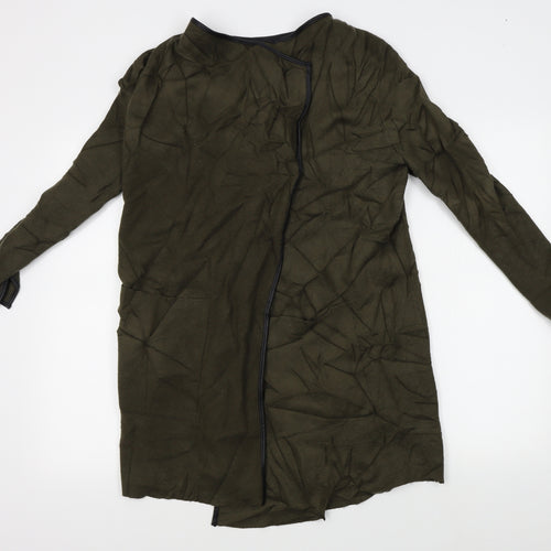 Zara Womens Green   Wrap Jumper Size M