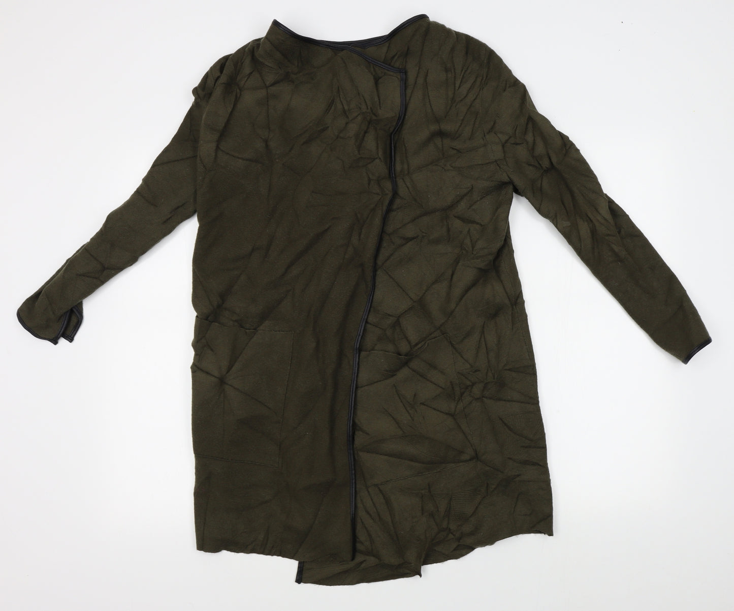 Zara Womens Green   Wrap Jumper Size M