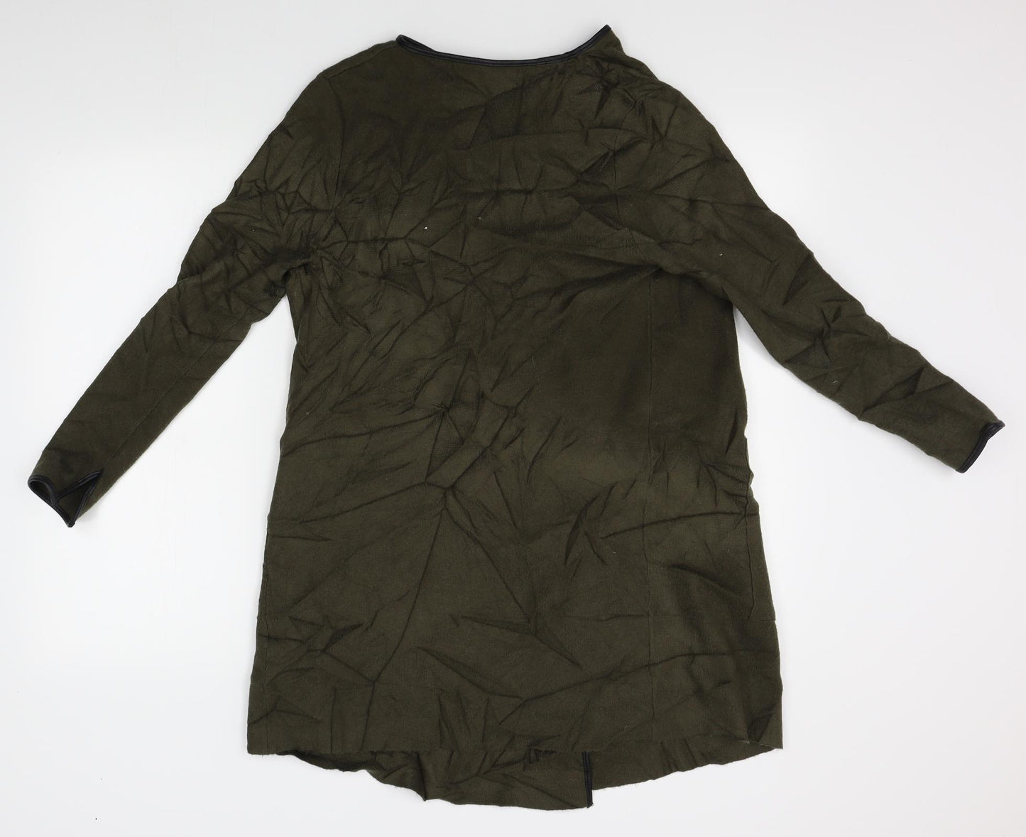 Zara Womens Green   Wrap Jumper Size M