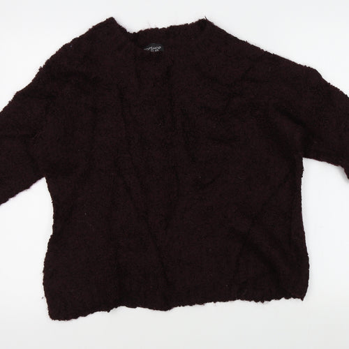 Topshop Womens Red   Pullover Jumper Size 12