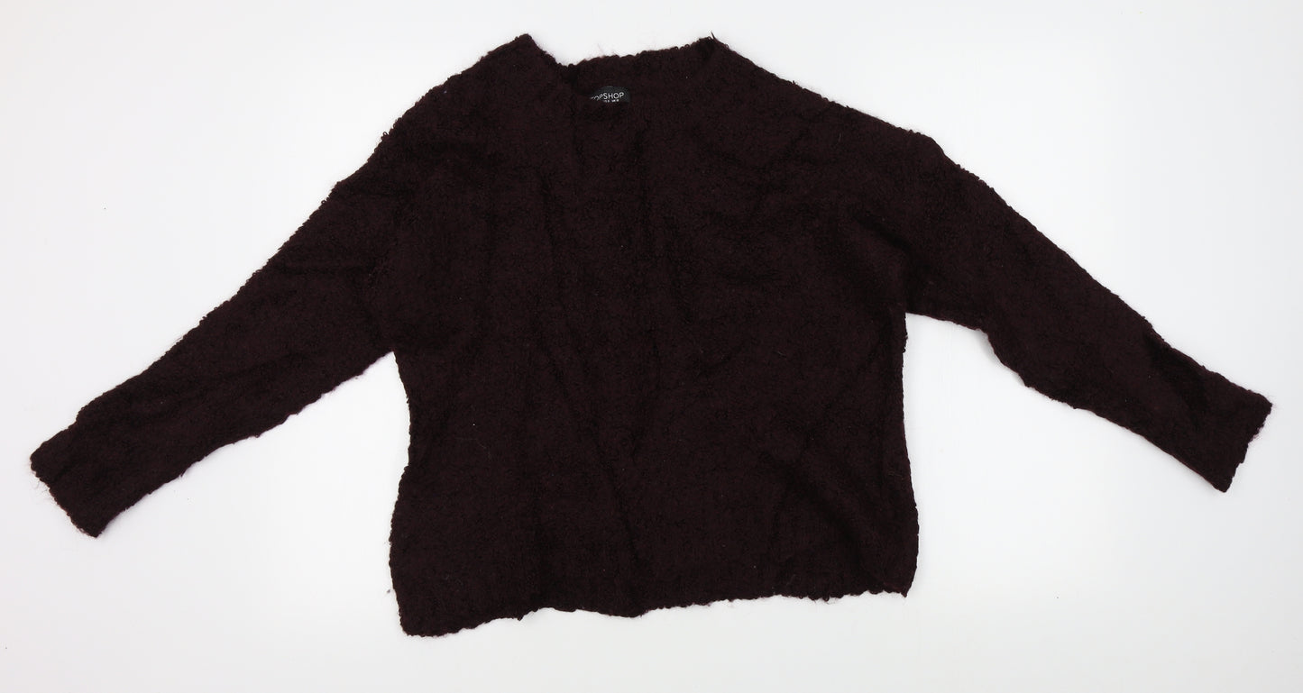 Topshop Womens Red   Pullover Jumper Size 12