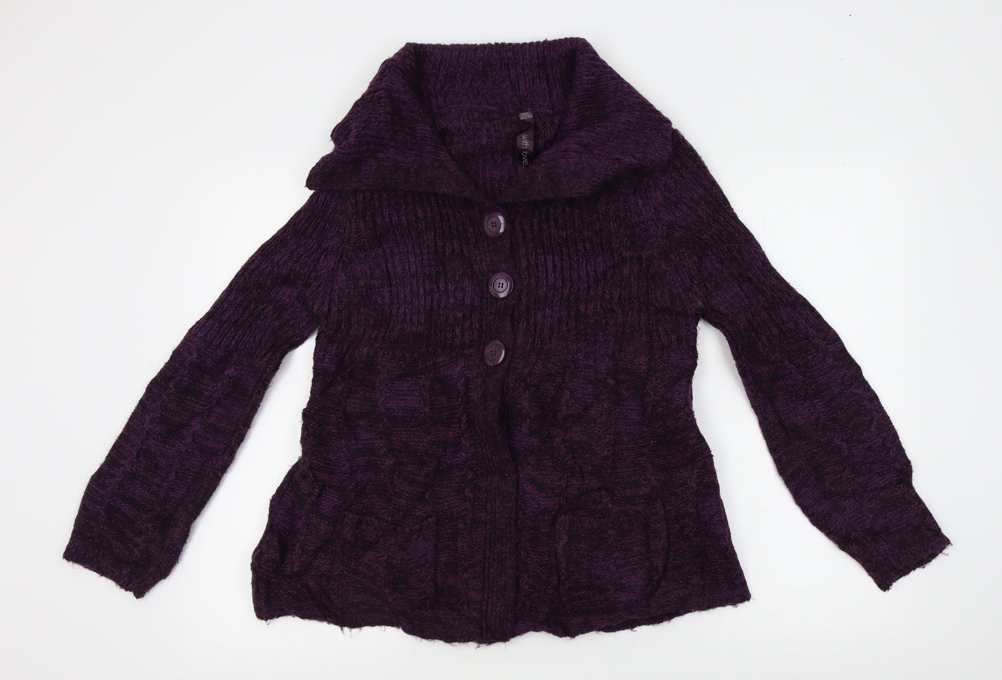 E-vie Womens Purple   Pullover Jumper Size 14  - 14-16