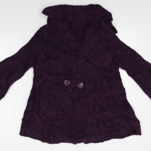 E-vie Womens Purple   Pullover Jumper Size 14  - 14-16