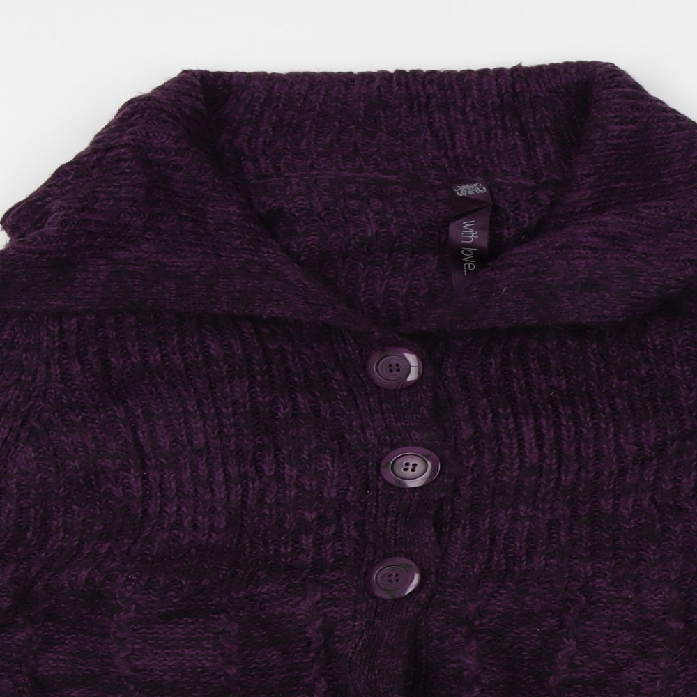 E-vie Womens Purple   Pullover Jumper Size 14  - 14-16