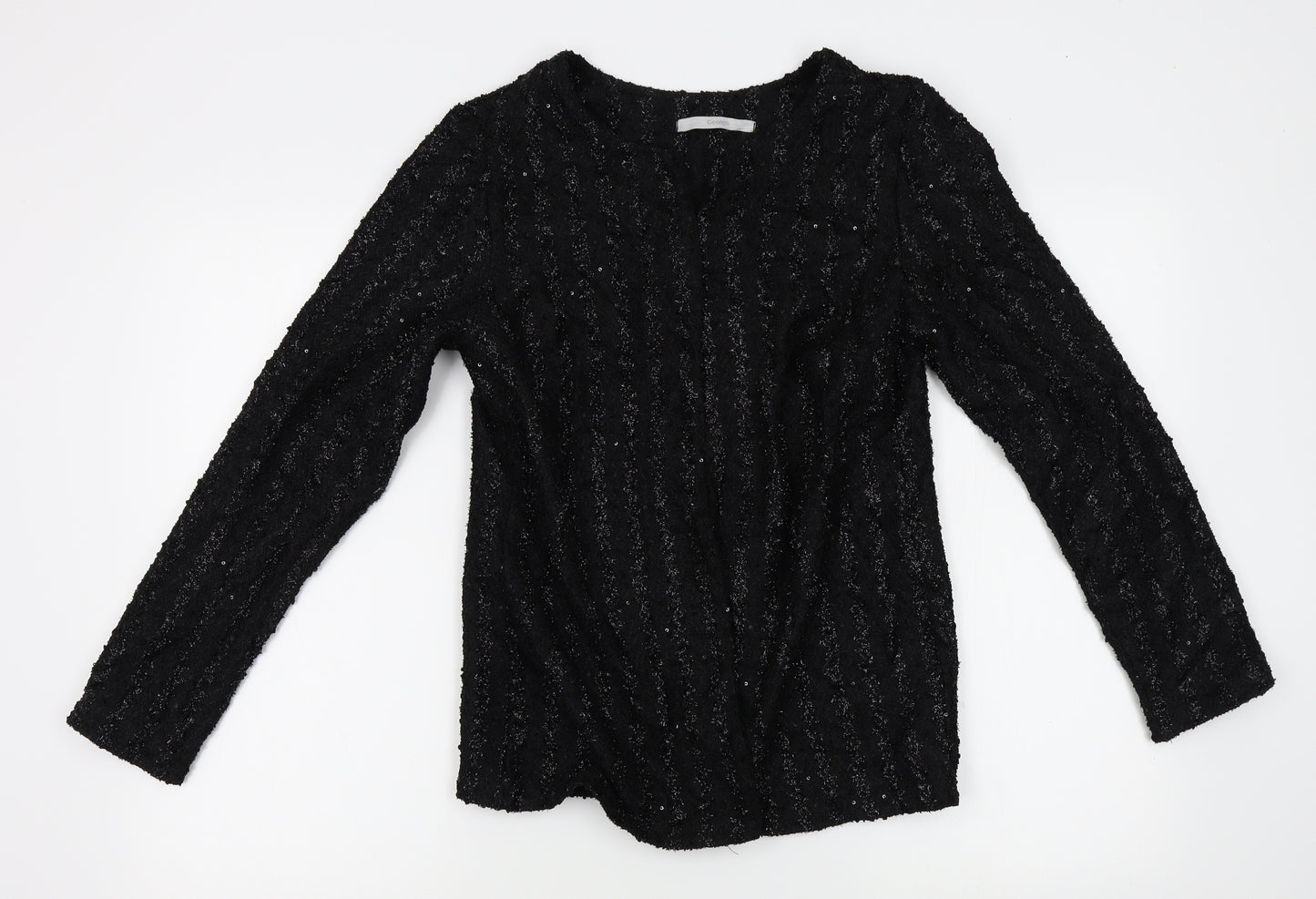 George Womens Black   Cardigan Jumper Size 12