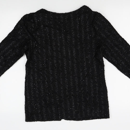 George Womens Black   Cardigan Jumper Size 12