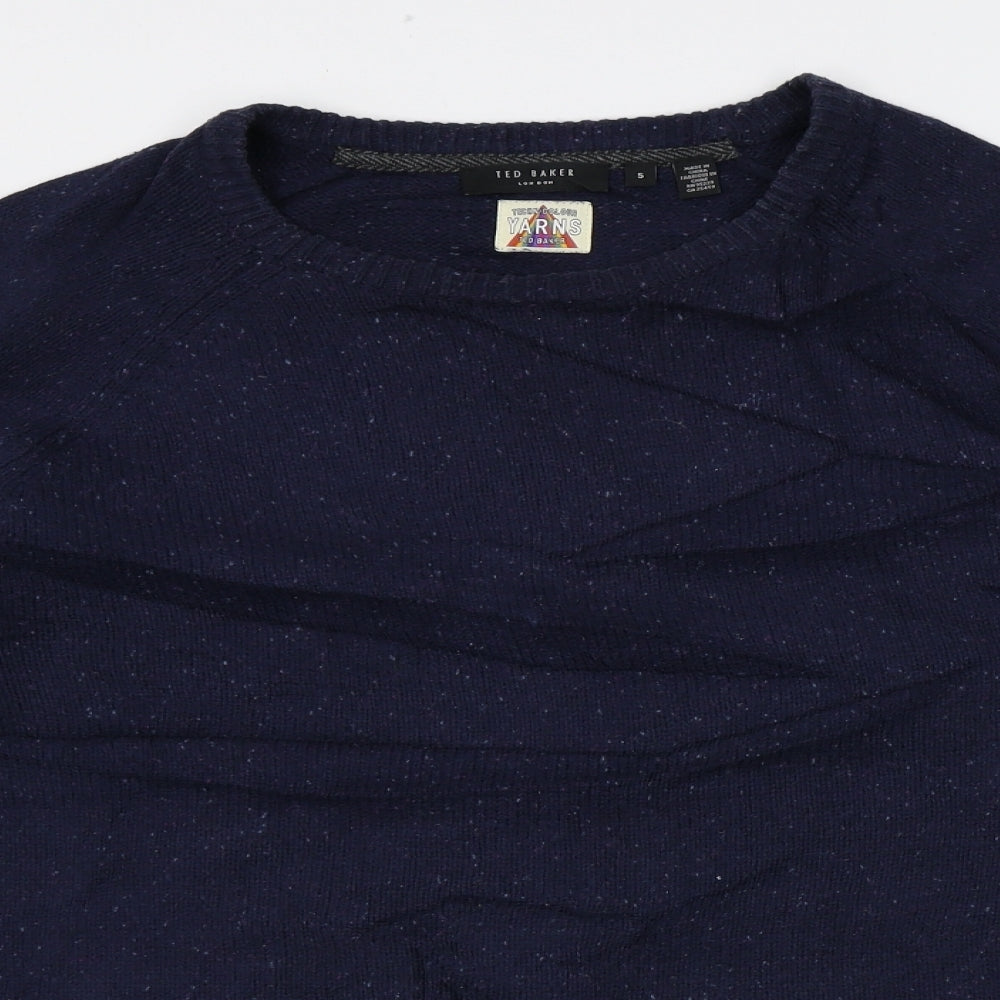 Ted Baker Mens Blue   Pullover Jumper Size XL  - size 5