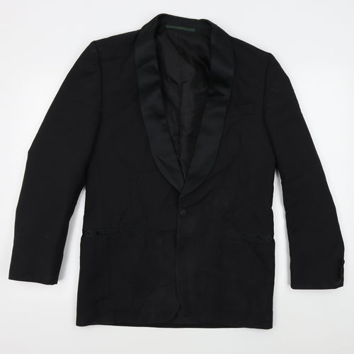 Preworn Mens Black   Jacket Suit Jacket One Size