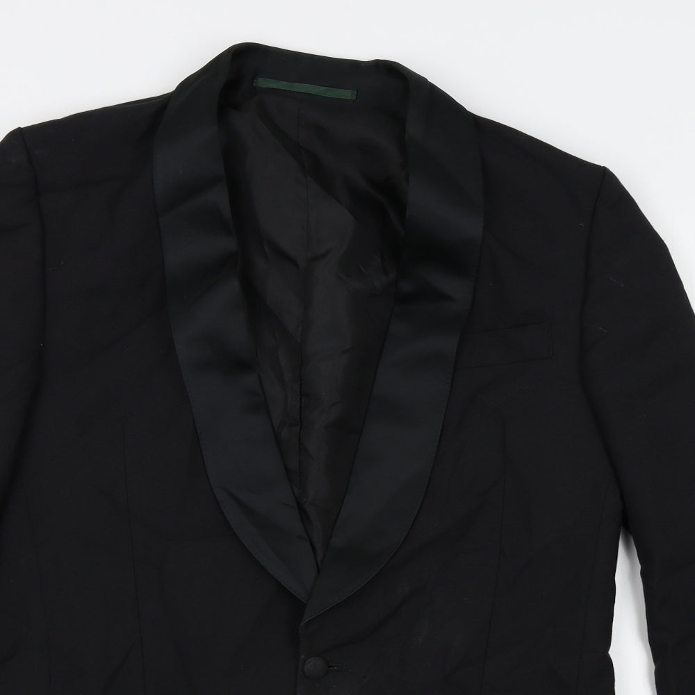 Preworn Mens Black   Jacket Suit Jacket One Size