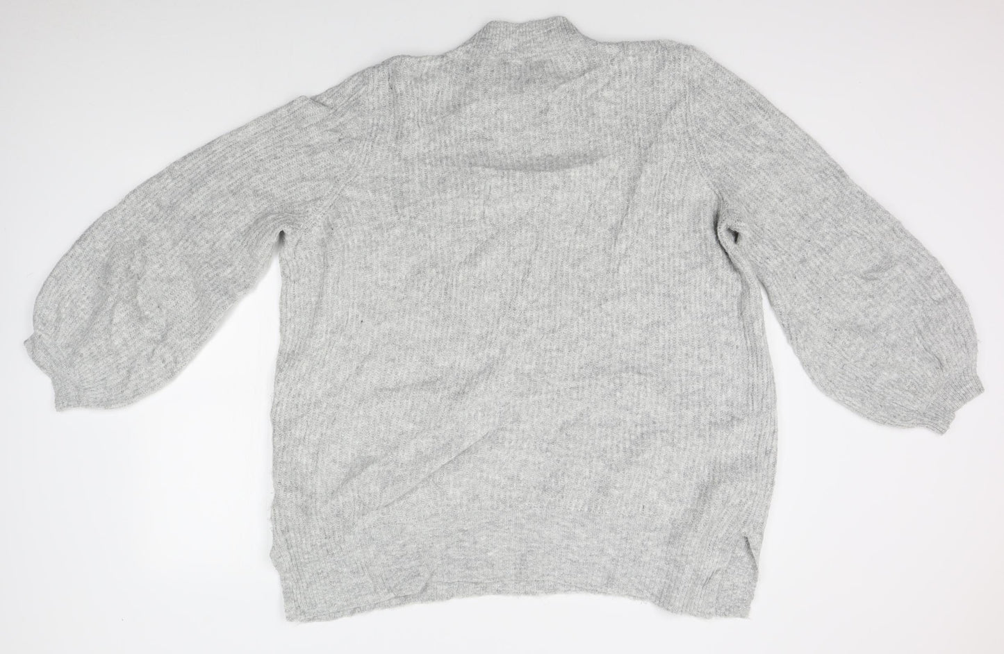 Acrylic Womens Grey   Pullover Jumper Size 20