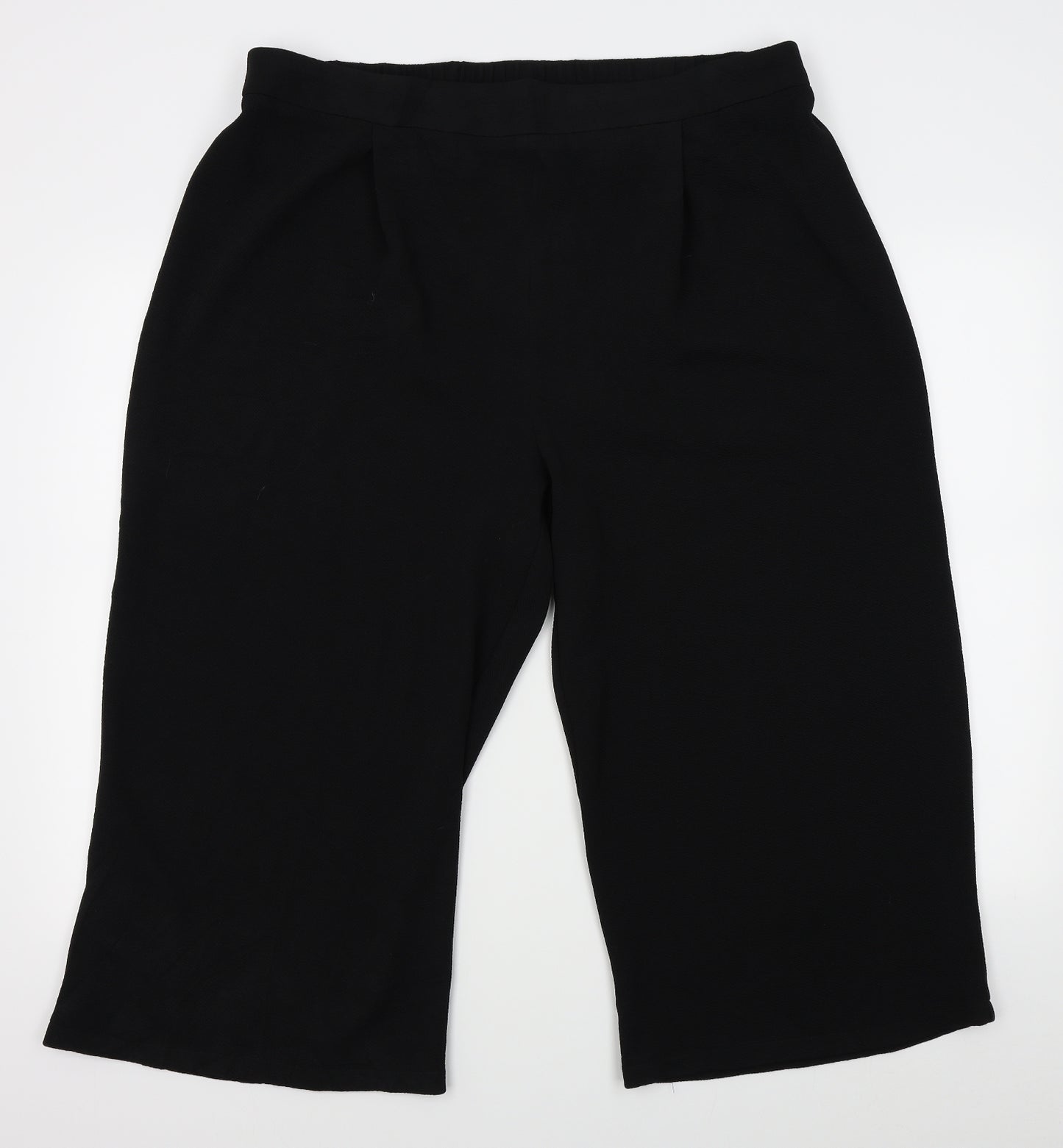 George Womens Black   Cropped Trousers Size 18