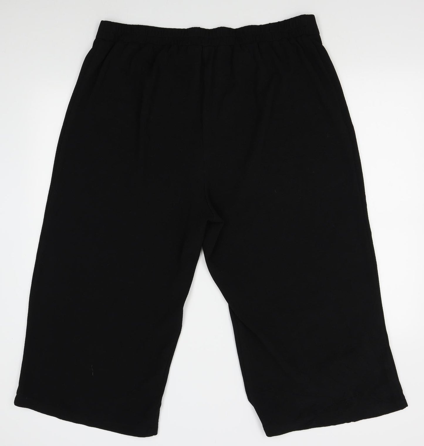 George Womens Black   Cropped Trousers Size 18