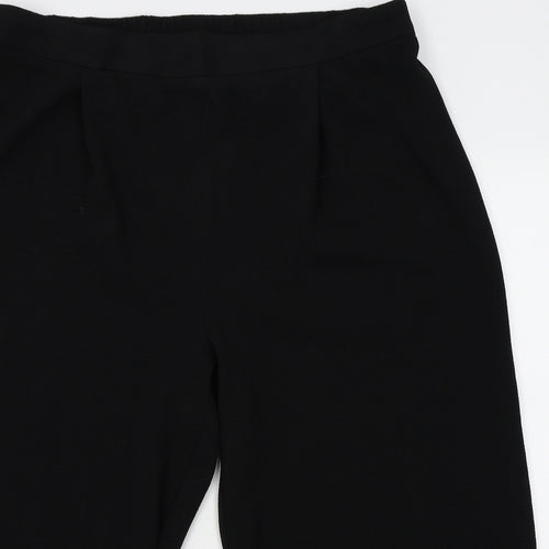 George Womens Black   Cropped Trousers Size 18