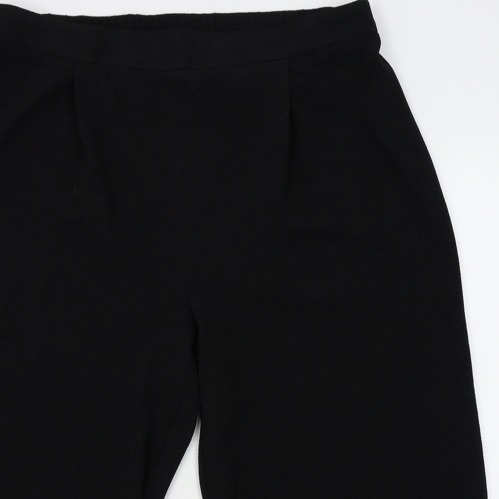 George Womens Black   Cropped Trousers Size 18