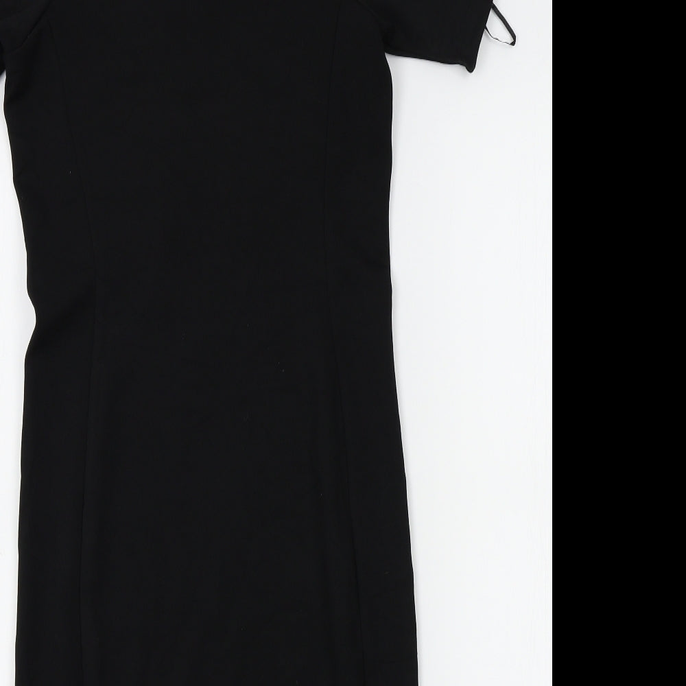 Papaya Womens Black   Bodycon  Size 8