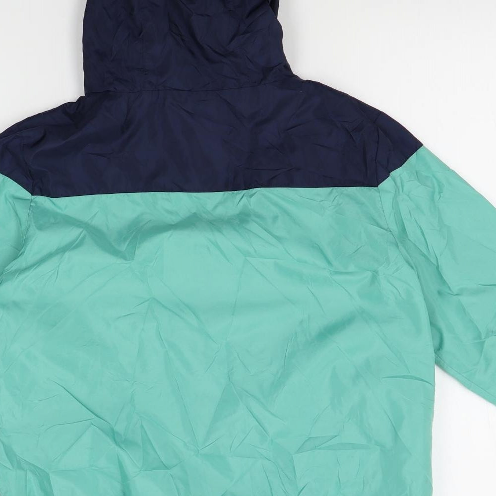 F&F Boys Green   Rain Coat Coat Size 9-10 Years