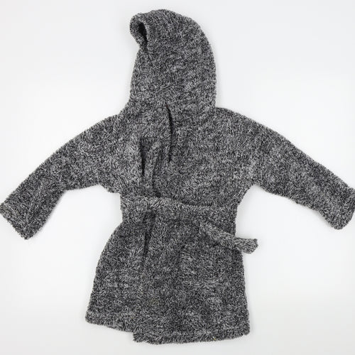 Matalan Girls Grey    Robe Size 6 Years