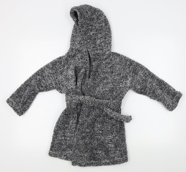 Matalan Girls Grey Robe Size 6 Years