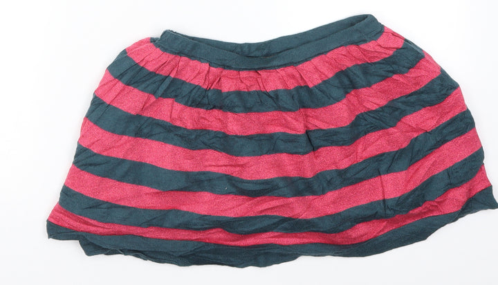 ilovegorgeous Girls Pink Striped Skater Skirt Size 10-11 Years