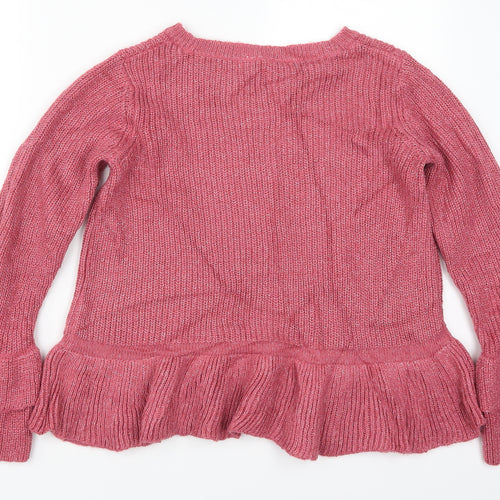 TU Womens Pink  Knit Pullover Jumper Size 14