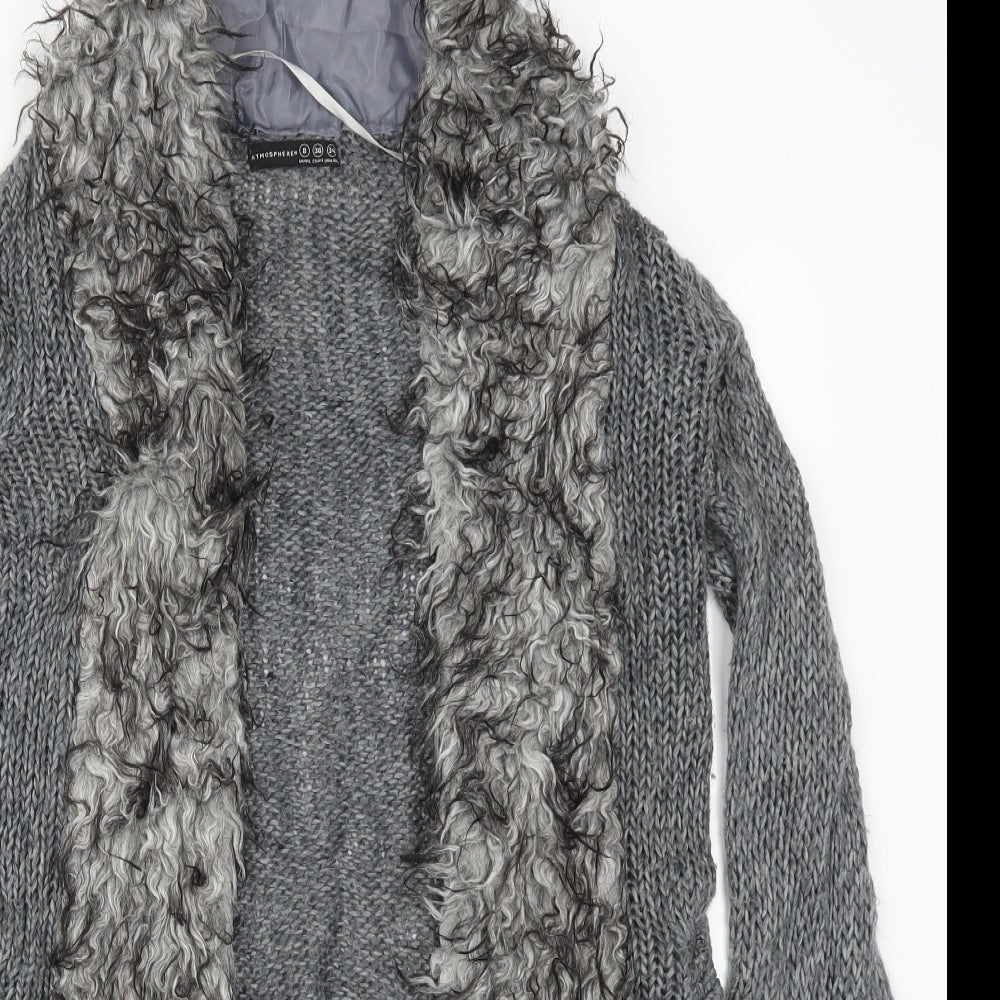 Atmosphere Womens Grey   Cardigan Jumper Size 8