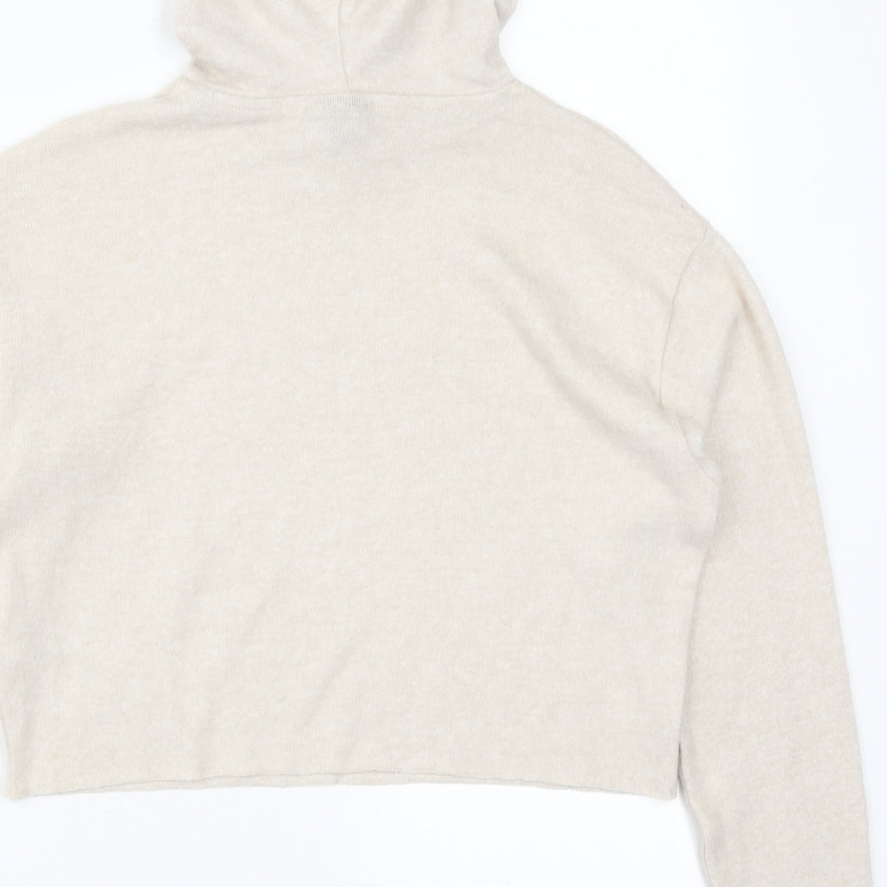 Topshop Womens Beige   Pullover Hoodie Size 6