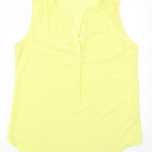 BHS Womens Yellow   Basic Tank Size 14