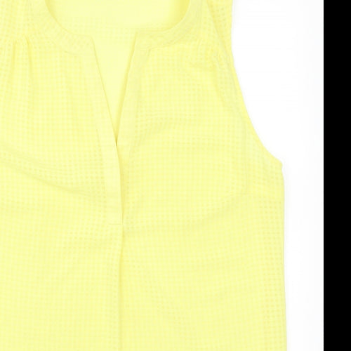 BHS Womens Yellow   Basic Tank Size 14