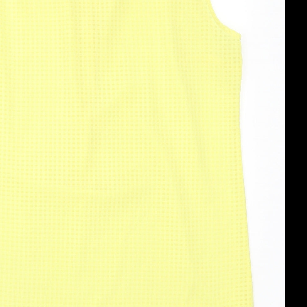 BHS Womens Yellow   Basic Tank Size 14