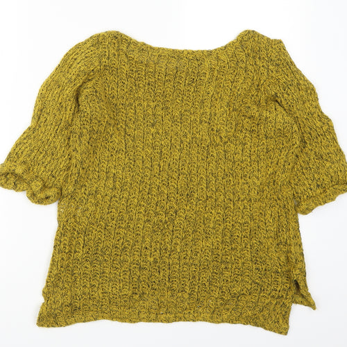 Topshop Womens Yellow   Pullover Jumper Size 8