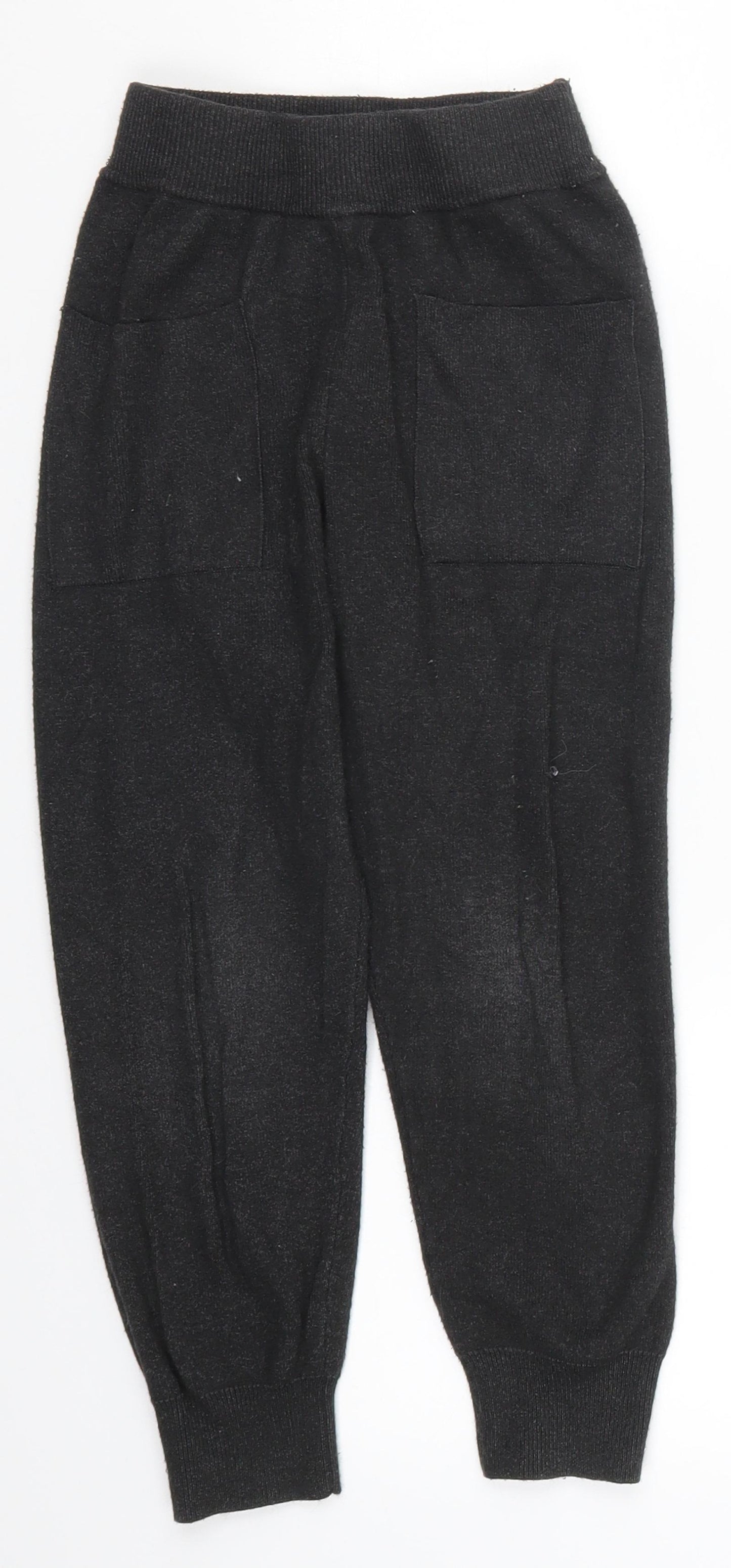 Zara Girls Grey   Cropped Trousers Size 8 Years