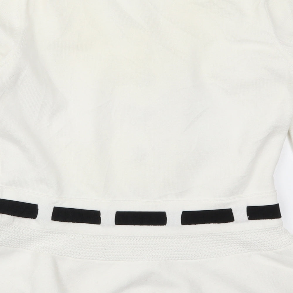 PAULE KA Womens White   Cardigan Jumper Size S