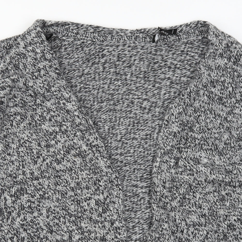 Long Tall Sally Womens Grey  Knit Cardigan Jumper Size M