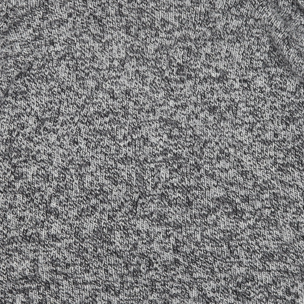 Long Tall Sally Womens Grey  Knit Cardigan Jumper Size M