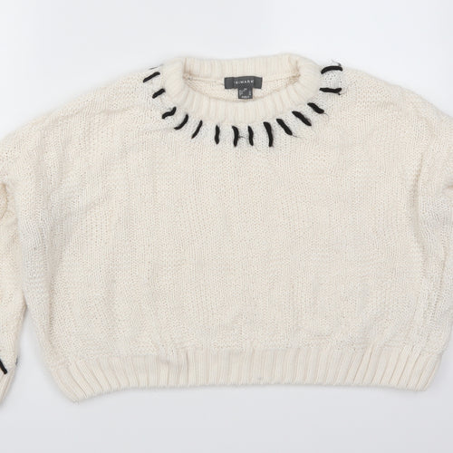 Primark Womens Ivory   Pullover Jumper Size 4