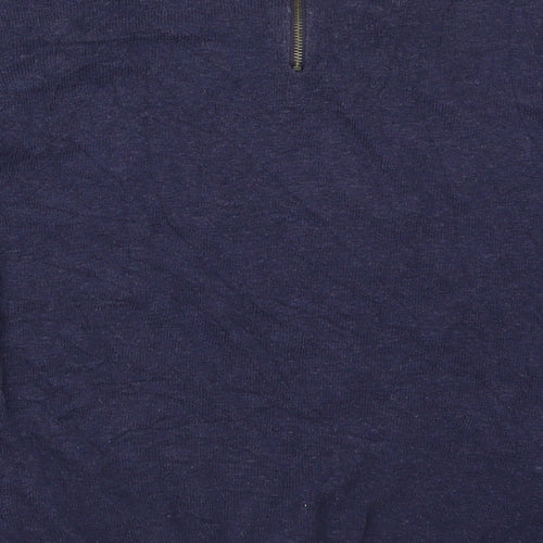 Marks and Spencer Womens Blue  Knit Pullover Jumper Size 14
