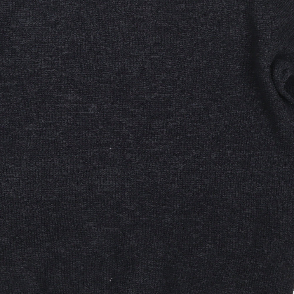 George Mens Grey  Knit Pullover Jumper Size 2XL