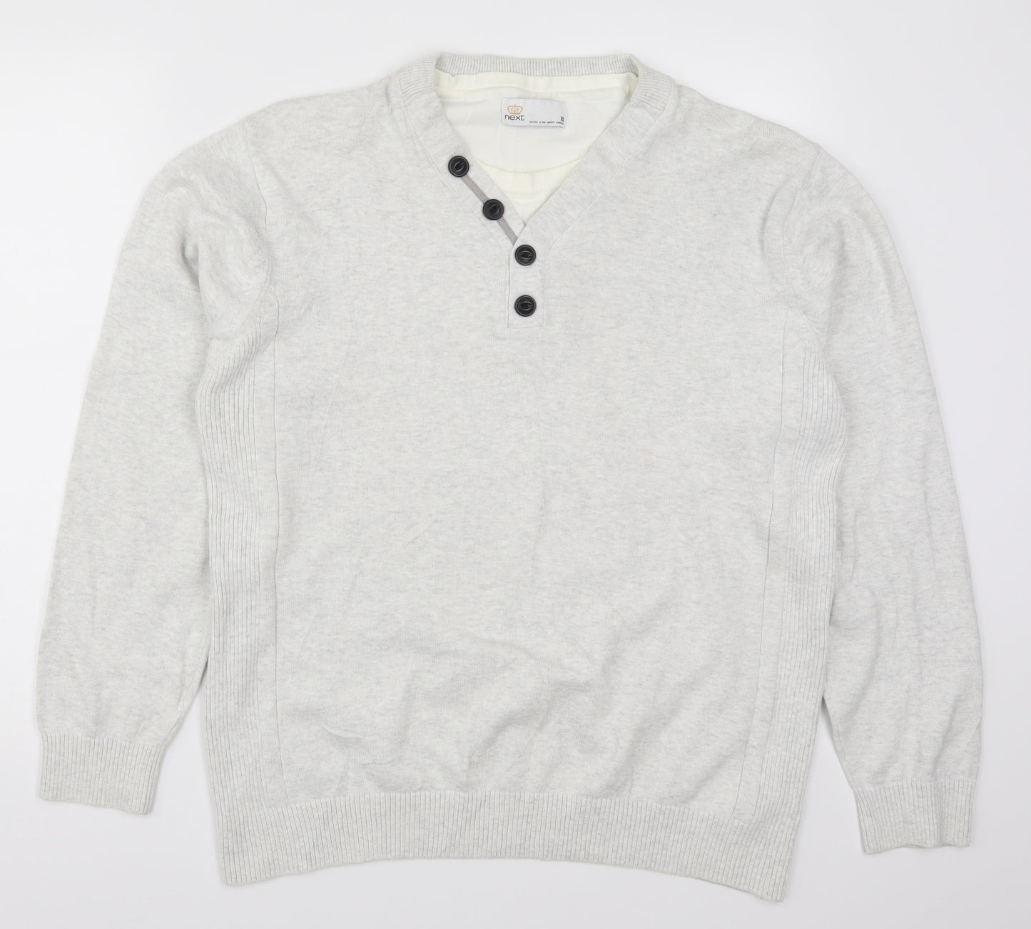 NEXT Mens Grey   Pullover Jumper Size XL