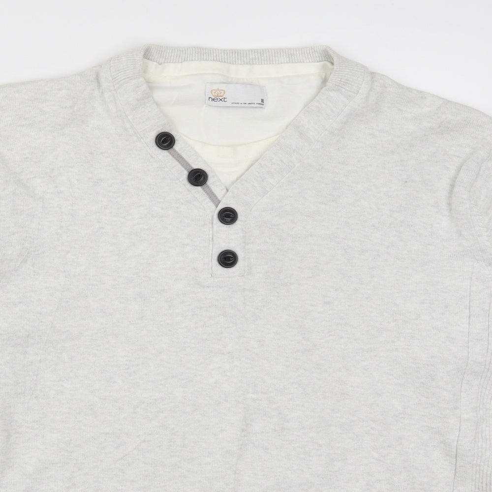 NEXT Mens Grey   Pullover Jumper Size XL