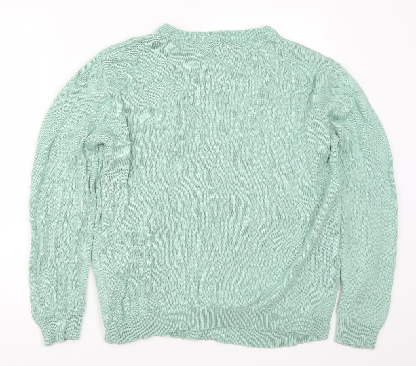 Atmosphere Womens Green   Pullover Jumper Size M  - Christmas Polar Bear